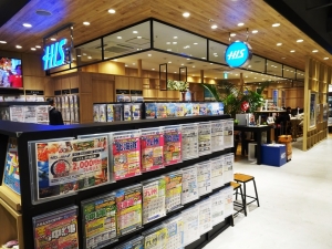 HIS店舗(2018年2月24日、神奈川県内のショッピングモール)