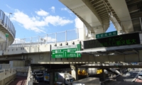 首都高速道路(2022年2月23日、横浜市鶴見区)