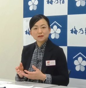 梅乃宿酒造の吉田社長